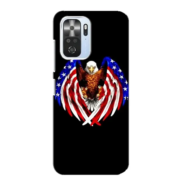 Чехол с рисунком «Крылья США» для Xiaomi POCO F3 Чехол с рисунком «Крылья США» для Xiaomi POCO F3