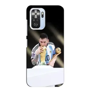 Чехлы Лео Месси Аргентина для Xiaomi POCO F3 (Кубок Мира)