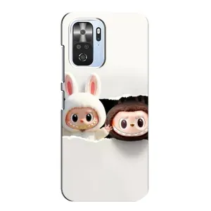 Чехол с принтом Лабубу для Xiaomi POCO F3 (Фигурки Labubu)