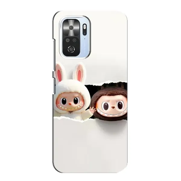 Чехол с рисунком «Фигурки Labubu» для Xiaomi POCO F3