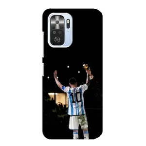 Чехлы Лео Месси Аргентина для Xiaomi POCO F3 (Лео Чемпион)