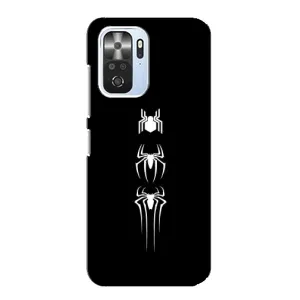 Чехол Супергерой Человека Паука на Xiaomi POCO F3 (Лого паука)