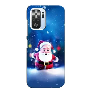 Чехлы на Новый Год Xiaomi POCO F3 (Маленький Дед Мороз)