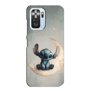 Чехол с рисунком Стич для Xiaomi POCO F3 (Милый Стич)
