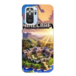 Чехол майнкрафт для Xiaomi POCO F3 (MINECRAFT)