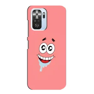 Чехлы с Патриком на Xiaomi POCO F3 (Мордочка Патрика)