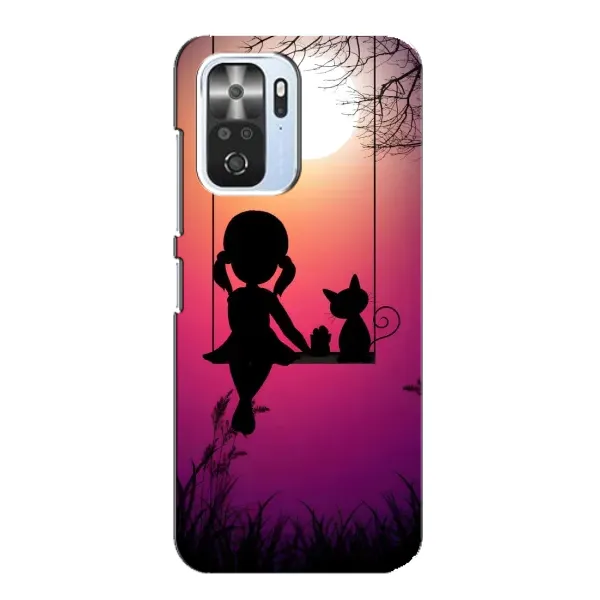Чехол с рисунком «На качели» для Xiaomi POCO F3 Чехол с рисунком «На качели» для Xiaomi POCO F3