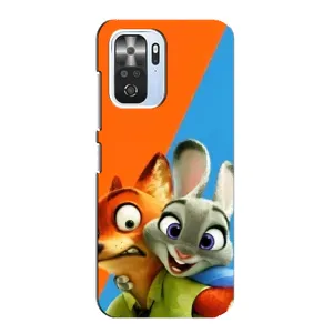 Чехлы ЗВЕРОПОЛИС для Xiaomi POCO F3 (Ник и Хопс)