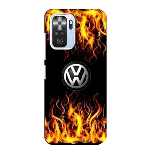 Чохол "Фольксваген" для Xiaomi POCO F3 (Вогняний Лого)