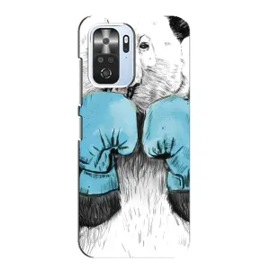 Чехлы с Пандами на Xiaomi POCO F3 (Панда боксер)