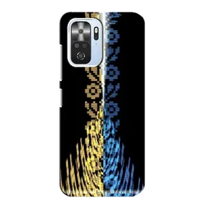 Силиконовый Чехол на Xiaomi POCO F3 (Патриотическая вышиванка)