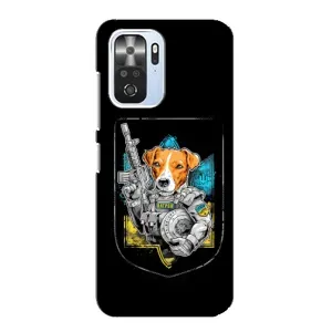 Чехол с принтом для Xiaomi POCO F3 (Патрон Воин)