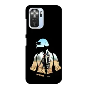 Силиконовый чехол с картинкой "Герой Pubg" на Xiaomi POCO F3 (Пубг мен)