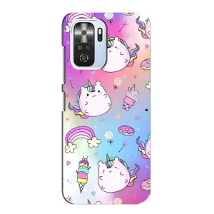 Чехол Unicorn на Xiaomi POCO F3 (Радуга и Единорог)