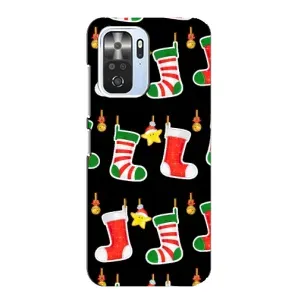 Силиконовый бампер на рождество для Xiaomi POCO F3 (Рождественские подарки)