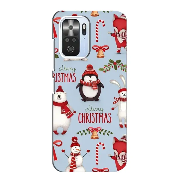 Чехол с рисунком «Рождественский» для Xiaomi POCO F3