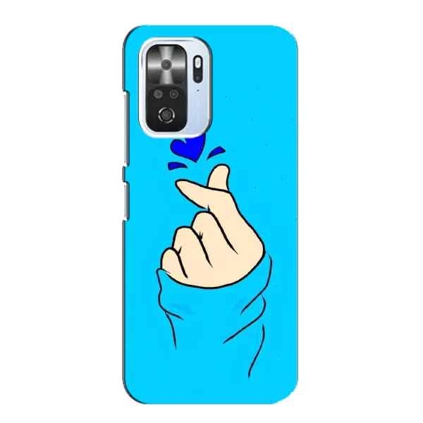 Чехол с рисунком «Сердце на синем» для Xiaomi POCO F3 Чехол с рисунком «Сердце на синем» для Xiaomi POCO F3