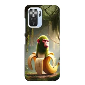 Чехол с мемами тралалело тралала для Xiaomi POCO F3 (Шимпанзини бананини)