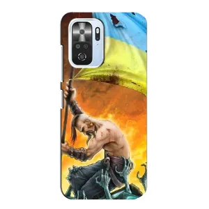 Чехол с картинкой (Патриотический КОЗАК) на Xiaomi POCO F3 (Сильный Козак)