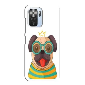 Бампер для Xiaomi POCO F3 с картинкой "Песики" (Собака Король)