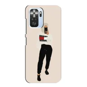Силиконовый Чехол на Xiaomi POCO F3 с картинкой Стильных Девушек (Стильная)