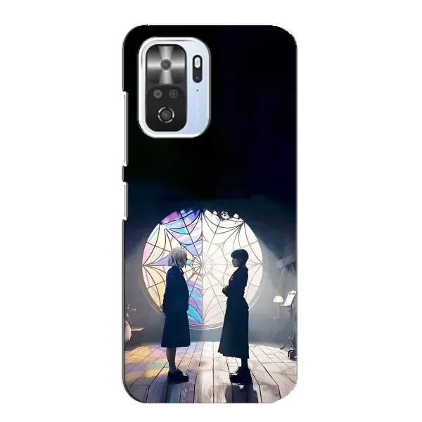 Чехол с рисунком «Уэнсдей и Энди» для Xiaomi POCO F3 Чехол с рисунком «Уэнсдей и Энди» для Xiaomi POCO F3