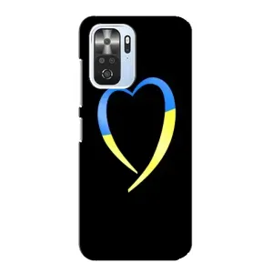 Силиконовый Чехол на Xiaomi POCO F3 (Я-Украина) (Украинское сердце)