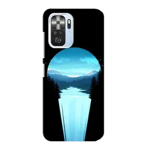 Літній Чохол на Xiaomi POCO F3 (Синій Водоспад)