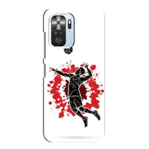 Чехлы с принтом Спортивная тематика для Xiaomi POCO F3 (Волейболист)