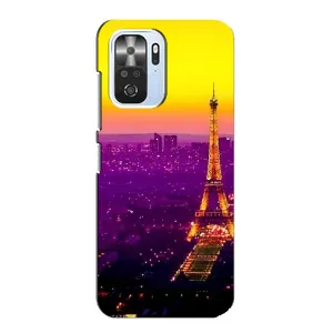 Чехол с Эйфелевой башней на Xiaomi POCO F3 (Яркая башня)
