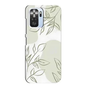 Чохол квітковий дизайн для Xiaomi POCO F3 (Зелений дизайн)