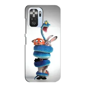 Силиконовый чехол с принтом Зоотрополіс для Xiaomi POCO F3 (Змея Зоо)