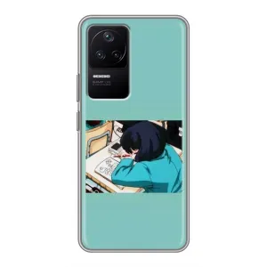 Чехол с персонажами АНИМЕ на Xiaomi POCO F4 (5G) (Аканэ Тэндо)