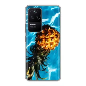 Чехол с изображением вкусной еды для Xiaomi POCO F4 (5G) (Ананас)