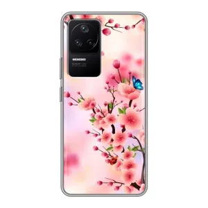 Чохол з картинкою Сакури на Xiaomi POCO F4 (5G) (Метелики на сакурі)