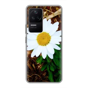 Чохол з ромашками на Xiaomi POCO F4 (5G) (Біла ромашка)