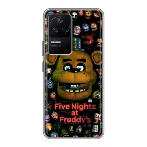 Чехлы Пять ночей с Фредди для Поко Ф4 (5G) (Freddy)