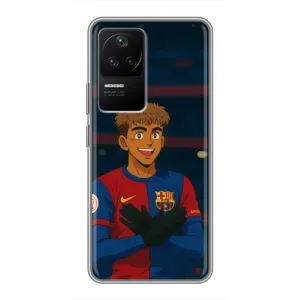 Чехол Ламин Ямаль на Поко Ф4 (5G) (Футболист Ямаль)