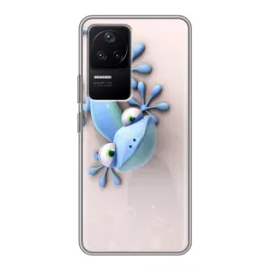 Чехлы с изображением разных животных для Xiaomi POCO F4 (5G) (Геккон)