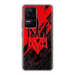 Чехол Укр Символика для Xiaomi POCO F4 (5G) (Герб Украины)