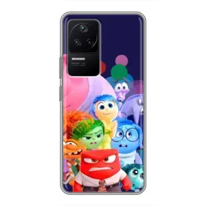 Чехол Головоломка для Xiaomi POCO F4 (5G) - (AlphaPrint) (Герои головоломки)