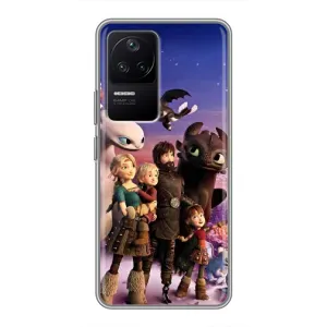 Чехол дракон Беззубик для Xiaomi POCO F4 (5G) (Герои дракона)