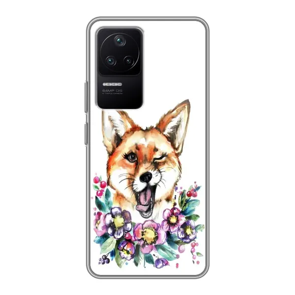 Чехол с рисунком «Хитрая лиса» для Xiaomi POCO F4 (5G) Чехол с рисунком «Хитрая лиса» для Xiaomi POCO F4 (5G)