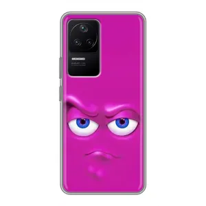 Силиконовые Чехлы (смешные стикеры) для Xiaomi POCO F4 (5G) (Хитрая мордочка)