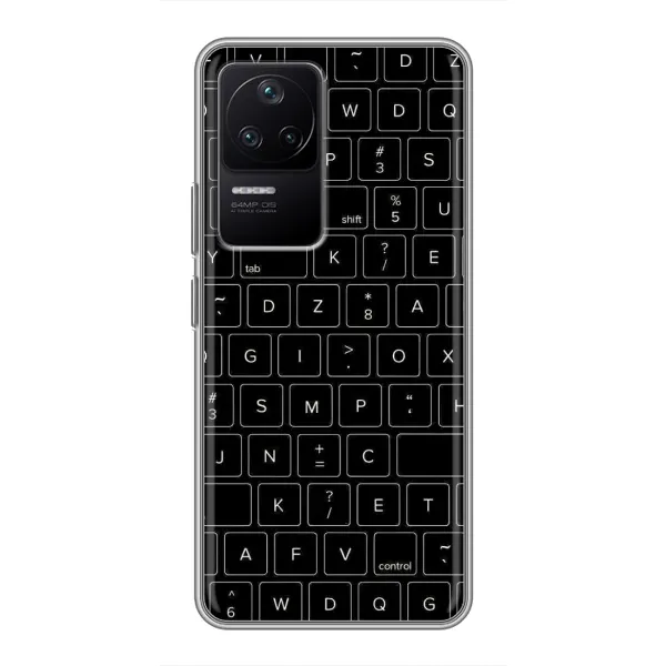 Чехол с рисунком «Клавиатура» для Xiaomi POCO F4 (5G) Чехол с рисунком «Клавиатура» для Xiaomi POCO F4 (5G)