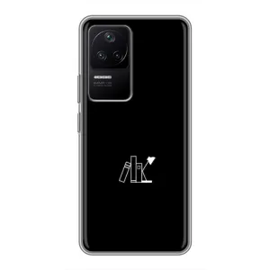 Чехол с картинками на черном фоне для Xiaomi POCO F4 (5G) (Книжки)