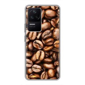 Чехол с изображением вкусной еды для Xiaomi POCO F4 (5G) (Кофе)