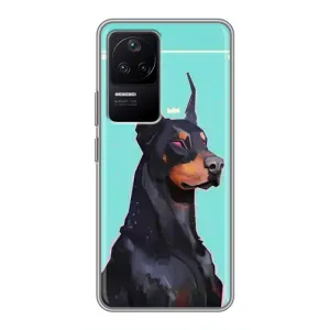 Чехол ДОБЕРМАН для Xiaomi POCO F4 (5G) (Король доберман)