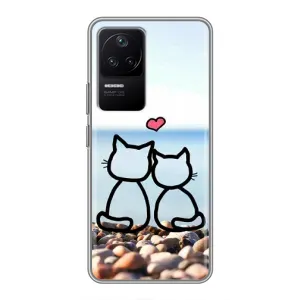 Силиконовые Чехлы Любимому человеку для Xiaomi POCO F4 (5G) (Котейки)