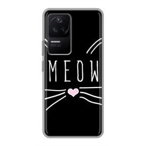 Бампер с изображением Котиков для Поко Ф4 (5G) (КОТИК MEOW)